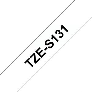 Brother TZE-S131 Gelamineerde Label Tape - 12mm x 8m Brother TZE-S131 Gelamineerde Label Tape - 12mm x 8m