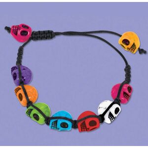 Amscan 394459-55 Fancy Dress - Bracelet - Multicolored - Skull - Halloween Amscan 394459-55 Fancy Dress - Bracelet - Multicolored - Skull - Halloween
