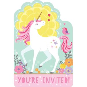 Amscan Ensemble d'Invitations Licorne - Jeu Créatif - Publicité Amscan Ensemble d'Invitations Licorne - Jeu Créatif - Publicité