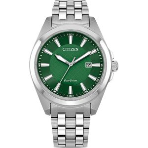 Citizen Eco-Drive Men's Watch - Stainless Steel, Green Dial - Watch Citizen Eco-Drive Men's Watch - Stainless Steel, Green Dial - Watch