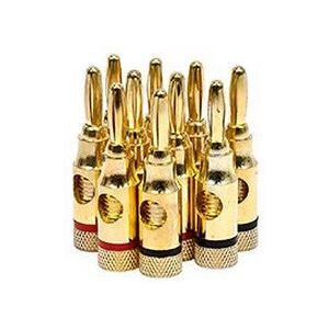 Monoprice 109437 ledningsanslutning Banana Plugg - Guld, Säker kontakt, Korroderingsbeständig Monoprice 109437 ledningsanslutning Banana Plugg - Guld, Säker kontakt, Korroderingsbeständig