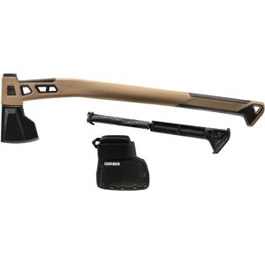 Machado de Bushcraft Gerber - Marrom - Ferramenta multifuncional Machado de Bushcraft Gerber - Marrom - Ferramenta multifuncional