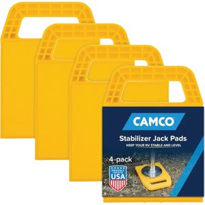 Camco Stabilizer Jack Pads - 4 Db - Tartós támogatás Camco Stabilizer Jack Pads - 4 Db - Tartós támogatás