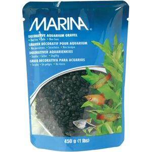 Gravier d'aquarium noir Marina - 450g - Substrat décoratif - Publicité Gravier d'aquarium noir Marina - 450g - Substrat décoratif - Publicité