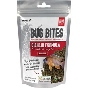 Fluval Cichlid Fish Food - Insect-Based Pellet - 3.5 oz Fluval Cichlid Fish Food - Insect-Based Pellet - 3.5 oz