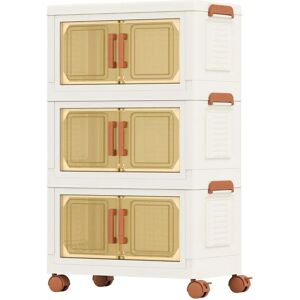 Costway Boîtes de Rangement 57L avec Couvercles - Conteneurs Plastique Empilables - Publicité Costway Boîtes de Rangement 57L avec Couvercles - Conteneurs Plastique Empilables - Publicité