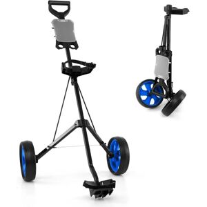 Costway Carrello da Golf Pieghevole in Acciaio con Supporto Scheda Punteggio - Carrello da Golf Costway Carrello da Golf Pieghevole in Acciaio con Supporto Scheda Punteggio - Carrello da Golf