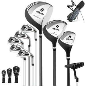 Set di mazze da golf Costway - 9 pezzi per principianti - Design ergonomico Set di mazze da golf Costway - 9 pezzi per principianti - Design ergonomico