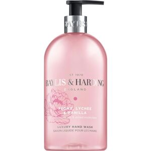 Baylis & Harding Pivoine, Litchi & Vanille Liquide Mains Soap - Pour tous types de peau - Publicité Baylis & Harding Pivoine, Litchi & Vanille Liquide Mains Soap - Pour tous types de peau - Publicité