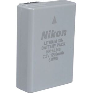 Nikon EN-EL14a Battery - Rechargeable Li-Ion for Nikon D3100, D3200, D3300 - 1230 mAh Nikon EN-EL14a Battery - Rechargeable Li-Ion for Nikon D3100, D3200, D3300 - 1230 mAh