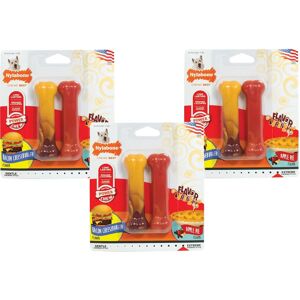 Jouet à mâcher Nylabone Taille S - Twin Pomme Fromage Hamburger - Publicité Jouet à mâcher Nylabone Taille S - Twin Pomme Fromage Hamburger - Publicité
