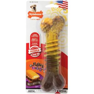 Nylabone XL - Beef Cheese Bone Dog Chewing Toy - Dog Chewing Toy Nylabone XL - Beef Cheese Bone Dog Chewing Toy - Dog Chewing Toy