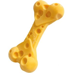 Nylabone Wolf Dura Chew Cheese Bone Dog Toy - Dog Toy Nylabone Wolf Dura Chew Cheese Bone Dog Toy - Dog Toy