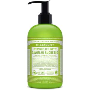 Savon au Sucre Bio Citronnelle de Dr. Bronners - Mains, Visage, Corps & Cheveux - Publicité Savon au Sucre Bio Citronnelle de Dr. Bronners - Mains, Visage, Corps & Cheveux - Publicité