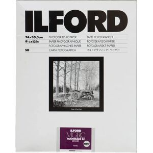 Papier photo noir et blanc Ilford - 50 feuilles - 24x30,5cm - Publicité Papier photo noir et blanc Ilford - 50 feuilles - 24x30,5cm - Publicité