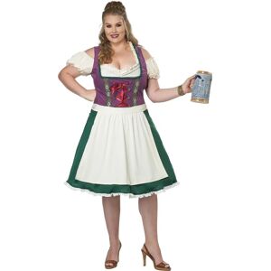 Colección de disfraces de cerveza bávara de California - Disfraz de doncella de Oktoberfest verde Colección de disfraces de cerveza bávara de California - Disfraz de doncella de Oktoberfest verde