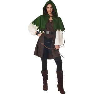 Costume Robin Hood Medievale Sherwood - Donna Adulti - Collezione California Costume Robin Hood Medievale Sherwood - Donna Adulti - Collezione California