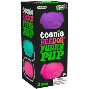 Schylling Teenie NeeDoh Funky Pup - 3 Pack, Mini Squishy Animals Schylling Teenie NeeDoh Funky Pup - 3 Pack, Mini Squishy Animals