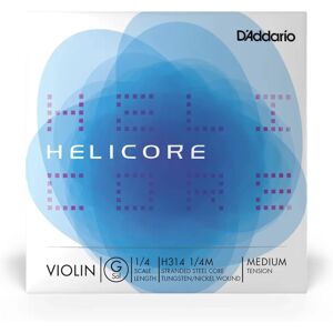 D'Addario H31 1/4M Helicore Violin String - 1/4 Scale - Medium Tension D'Addario H31 1/4M Helicore Violin String - 1/4 Scale - Medium Tension