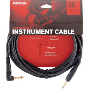 D'Addario PW-GRA-20 Custom Guitar Cable - 6m, Black D'Addario PW-GRA-20 Custom Guitar Cable - 6m, Black