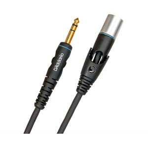 Niestandardowy kabel mikrofonowy D'Addario PW-GMMS-05 - 3m, obrotowy, czarny Niestandardowy kabel mikrofonowy D'Addario PW-GMMS-05 - 3m, obrotowy, czarny