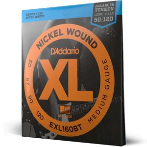 D'Addario EXL160BT Nickel Bass Saiten - Lange Skala, Ausgewogene Spannung D'Addario EXL160BT Nickel Bass Saiten - Lange Skala, Ausgewogene Spannung