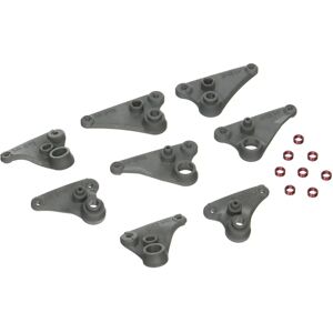 Set di bracci di rocker per Traxxas Revo - alluminio rosso Set di bracci di rocker per Traxxas Revo - alluminio rosso