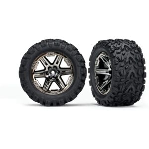 Opony i koła Traxxas - Czarny chrom 2.8 - RC samochód Opony i koła Traxxas - Czarny chrom 2.8 - RC samochód