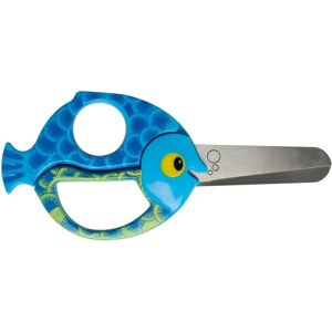 Fiskars Child Safety Animal Scissors - Blue/Green - 13cm Fiskars Child Safety Animal Scissors - Blue/Green - 13cm