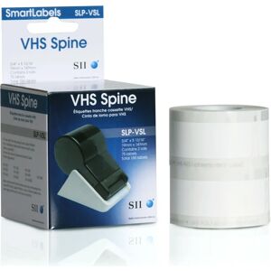 Seiko Instruments SLP-VSL Étiquettes Vidéo Blanches Seiko Instruments SLP-VSL Étiquettes Vidéo Blanches