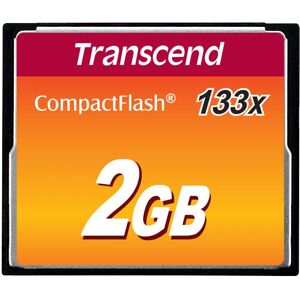 Transcend TS2GCF133 Memory Card - 2GB - CompactFlash Transcend TS2GCF133 Memory Card - 2GB - CompactFlash