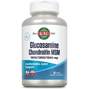 KAL Glucosamine Chondroitin MSM - No Sodium - 90 Tablets KAL Glucosamine Chondroitin MSM - No Sodium - 90 Tablets