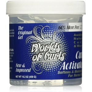 Worlds Of Curls Curl Activator Regular Gel - Curl Activator Gel 16.2 Oz Worlds Of Curls Curl Activator Regular Gel - Curl Activator Gel 16.2 Oz