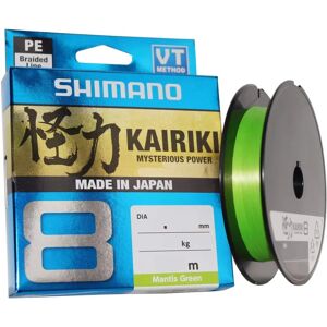 Shimano Kairiki 8 - Vert Mantis 150 M - Ligne de Pêche - Publicité Shimano Kairiki 8 - Vert Mantis 150 M - Ligne de Pêche - Publicité