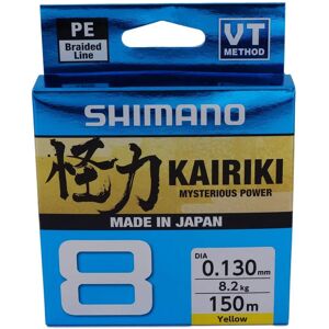 Shimano Kairiki 8 - Fil de Pêche Tressé - 150m - Publicité Shimano Kairiki 8 - Fil de Pêche Tressé - 150m - Publicité