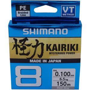 Shimano Kairiki 8 - 150 Metri, Grigio Chiaro - Filo Da Pesca Shimano Kairiki 8 - 150 Metri, Grigio Chiaro - Filo Da Pesca