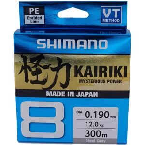 Ligne Tressée Shimano Kairiki 8 - Ligne de Pêche - Gris Acier - Publicité Ligne Tressée Shimano Kairiki 8 - Ligne de Pêche - Gris Acier - Publicité