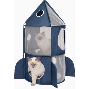 Catit Blue Vesper Rocket Ship for Cats - 90x50x50 cm Catit Blue Vesper Rocket Ship for Cats - 90x50x50 cm