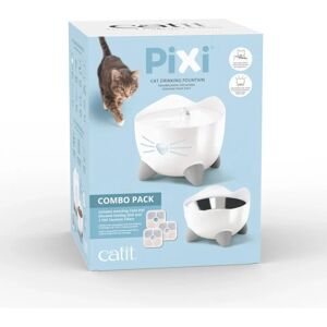 Cat It Pixi Combo Kit White - Cat Fountain Cat It Pixi Combo Kit White - Cat Fountain