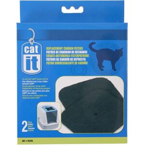 Catit Replacement Charcoal Filter - Cat Litter Box Odor Control Catit Replacement Charcoal Filter - Cat Litter Box Odor Control