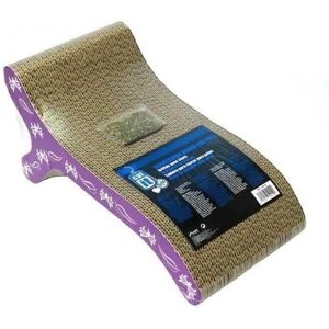 Catit Violet Cardboard Plastic Scratching Post - Scratching Post for Cats Catit Violet Cardboard Plastic Scratching Post - Scratching Post for Cats