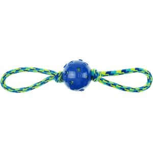 Zeus Double Tug - Blue & Yellow Flexible Water Dog Toy Zeus Double Tug - Blue & Yellow Flexible Water Dog Toy