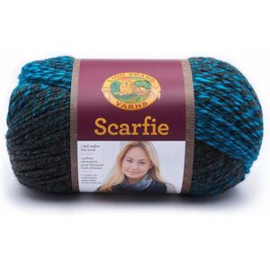 Lana Lion Brand Lion Brand Scarfie - Carbón/Aqua - Lana Lana Lion Brand Lion Brand Scarfie - Carbón/Aqua - Lana