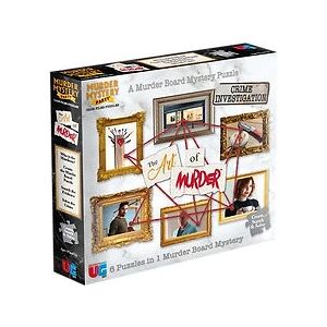 University Games The Art of Murder Detective Board Game Puzzle University Games The Art of Murder Detective Board Game Puzzle