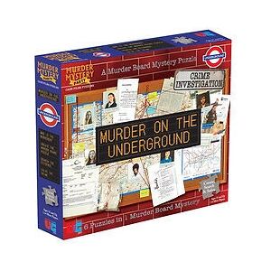 University Games Murder on the Underground - Detective Board Game University Games Murder on the Underground - Detective Board Game