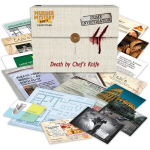 University Games Murder Mystery Case File - Death by Chef's Knife University Games Murder Mystery Case File - Death by Chef's Knife