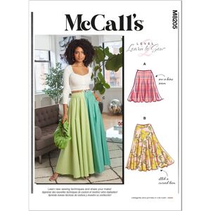 McCalls M8205ZZ Multicolor Women’s Skirt Pattern - Clothing Pattern McCalls M8205ZZ Multicolor Women’s Skirt Pattern - Clothing Pattern