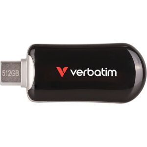 Verbatim 512GB USB-C Stick - USB 3.2 - Negru Verbatim 512GB USB-C Stick - USB 3.2 - Negru