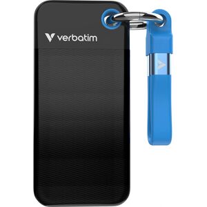 Verbatim SSD Portabil USB-C 1TB Negru/Albastru - SSD portabil Verbatim SSD Portabil USB-C 1TB Negru/Albastru - SSD portabil