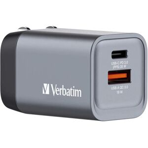 Verbatim GNC-35 Chargeur GaN 35W 2 Ports - Chargeur - Publicité Verbatim GNC-35 Chargeur GaN 35W 2 Ports - Chargeur - Publicité